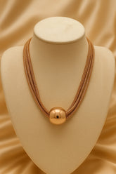 Satin Sphere Necklace
